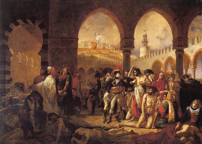 napoleon-visiting-the-plague-stricken-at-jaffa-by-jean-antoine-gros
